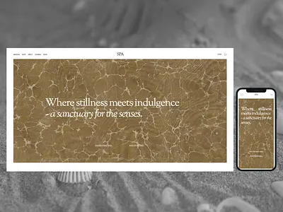 Day Spa Website day spa design minimal salon spa website design