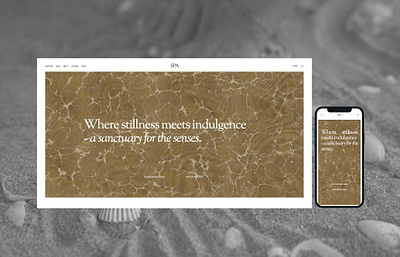 Day Spa Website day spa design minimal salon spa website design