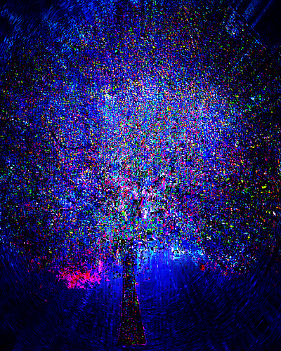 terminal abstract destination eternal bloom glitch naive art pixel roots of connection togetherness