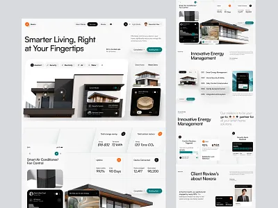 Nexora - Smarthome Technology Company agency architect company design ecommerce elementor furniture home house landing online page service smarthome store technology ui webflow website wordpress