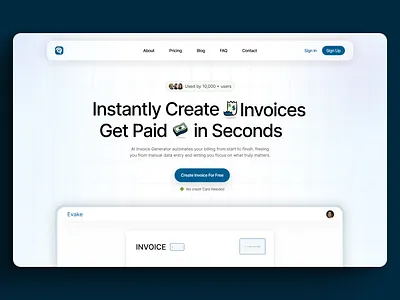 Hero Design For a SaaS ai figma framer hero landing page modern webdesign