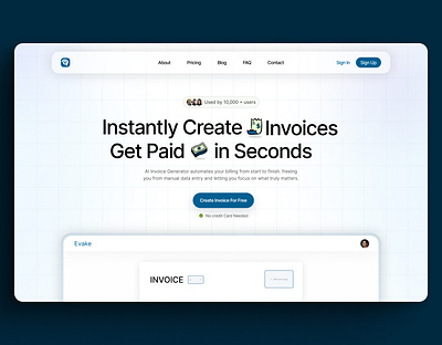 Hero Design For a SaaS ai figma framer hero landing page modern webdesign