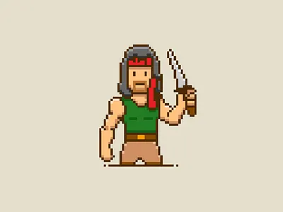 rambo movie pixel illustration 32 bit 8 bit 80s movies 80s movies rambo pixel people pixel person rambo clipart rambo first blood rambo illustrations rambo movie illustrations rambo movie pixel art rambo perler beads rambo pixel art