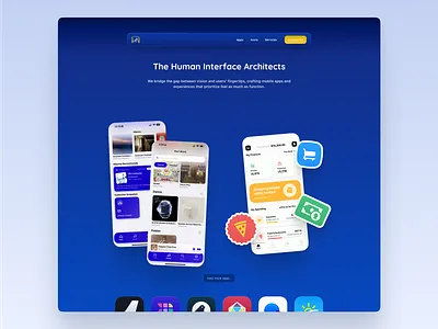 Haptic Software Website Redesign apps colorful depth design desktop graphic design icons mobile playful shadow studio ui website