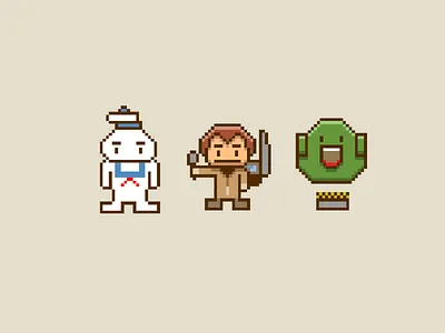 ghostbusters movie 32 bit pixel art 32bit ghostbusters 80s movies 8bit ghostbusters 8bit pixel art ghostbusters 80s movies ghostbusters characters ghostbusters clipart ghostbusters movie ghostbusters pixel art pixel people pixel person