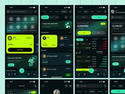 Bybit - Crypto Wallet & Trading App app uiux bitcoin crypto crypto app crypto currency crypto design crypto trading cryptocurrency defi finance financial fintech mobile app modern app trading ui ux