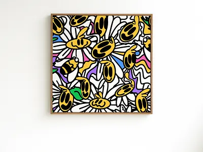 FLOWERS FLAVA / THE KING OF TYPE branding creative design graphic design illustratiom illustration illustration art director design logo vector