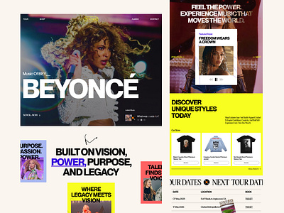 Music Artist Landing Page art artistlandingpage band bolddesign cleandesign concert creativelayout digitalcreativity dribbbleshowcase event festival minimaldesign modernui musicwebsite newdesign player responsiveui websiteinspiration