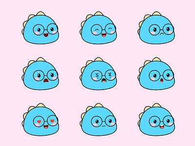 Bino Learning - Codo Character Design 2d animation brand identity branding branding design character character design character sheet character turnaround course education illustration ip ip design kids learning mascot mascot design mockup