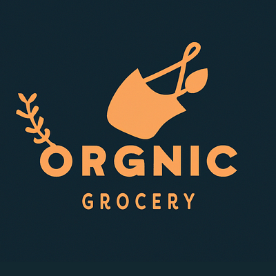 Organic Grocery Store branding design graphic design illustration logo ui