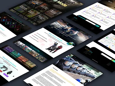 Paintball Club - Responsive Website paintball responsive sport games ui ui design webdesign