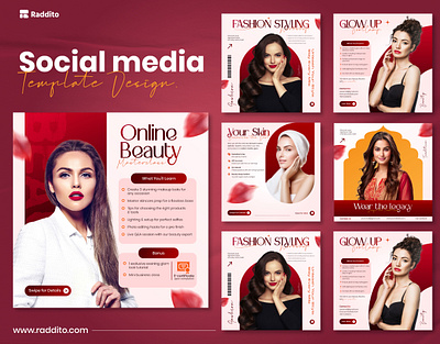 Social Media Ads Design | Creative Ads Design beauty brand design brand design canva design creative ads fashion design instagram template meta ads raddito social media design social media marketing