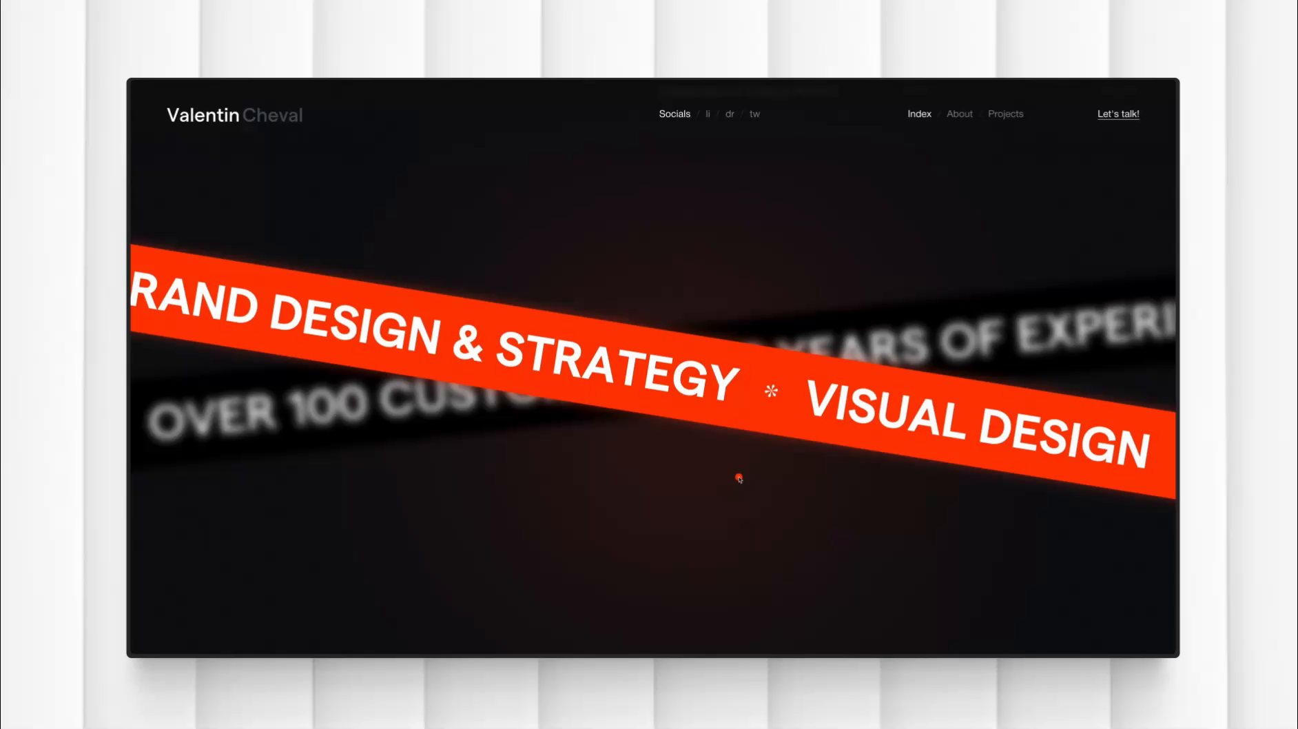 Example of Valentin Cheval - Projects