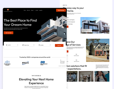 real estate website apartment website clean ui home design home finder luxury homes minimal design modern website design property listing property search real estate agency real estate app real estate branding real estate landing page real estate platform real estate ui real estate ux real estate website responsive design uiux design web interface