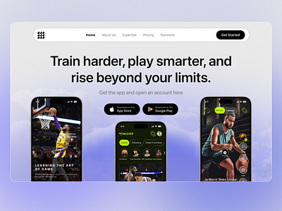 Basketball Website Design basketball web design e commerce landing page fan engagement gamen landing page gamen website live scores modern website player stats responsive design sports dashboard sports website team management uiux design web