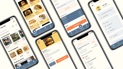 Foodtruck App – Ordering & Delivery Mobile App app figma foodapp fooddelivery foodtruck mobileapp ui uiuxdesign