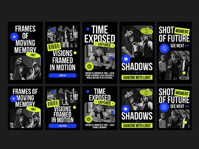 Photography & Film Promo Instagram Templates editable