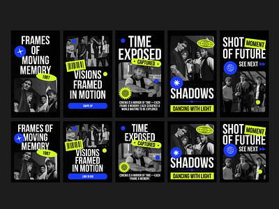 Photography & Film Promo Instagram Templates editable