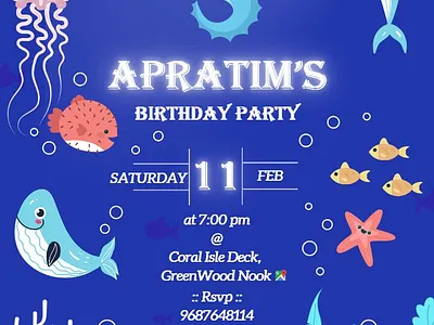 Make Birthday Invitation Card Online with Creative Designs birthday card graphic design invitation online