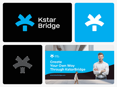 K-Star-Bridge a b c d e f g h i j abstract k letter logo brand branding bridge bridge logo career path creative logo flat logo futuristic identity k k l m n o p q r s t u v w x y z letter k logo logo logo design meaningful logo minimalist logo star tech logo