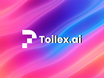 T Logo - Toilex.ai ai app brand identity branding creative logo custom logo freelance logo graphic design illustration logo logotype mark modern branding symbol t t letter toilex.ai typography ui vector
