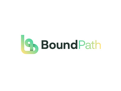 Modern Creative line stock Grid Logo Design for BoundPath, ai logo api integration b d p letter logo bp logo branding branding identity bridge logo continuity logo data logo endless boundless logo flow logo infinity logo link loop branding neural connection logo path logo pb letter logo software logo tech logo workflow