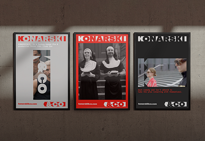 KONARSKI &CO brand rollout branding branding design graphic design logo typography