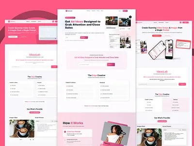 My Journey with the IdeasLab Project ai web design ai website design app design app redesign branding design minimal web design redesign website typography ui ui ux ux web design website design