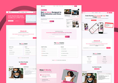 My Journey with the IdeasLab Project ai web design ai website design app design app redesign branding design minimal web design redesign website typography ui ui ux ux web design website design
