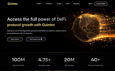 Next-Gen DeFi Landing Page Hero ai crypto crypto currency defi defi landing landing page startup token trading ui ui ux ux web web design web3