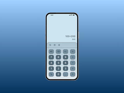 Daily UI #004 – Calculator App Interface appdesign calculator cleandesign dailyui figmadesign minimalui uidesign