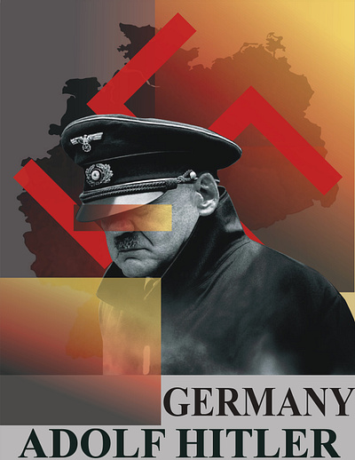 THe Name :ADOLF HITLER graphic design illustration photoshop