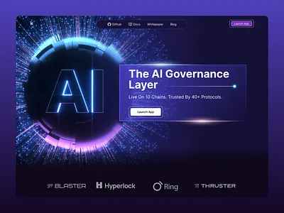 AI Agent Platform Landing Page ai ai agent website ai agents ai crypto ai platform ai powered ai saas ai website futuristic web design landing page ui design uiux
