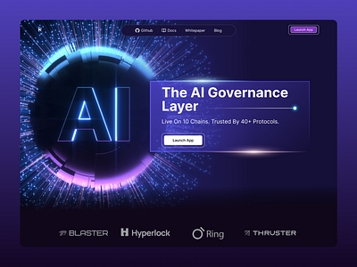 AI Agent Platform Landing Page ai ai agent website ai agents ai crypto ai platform ai powered ai saas ai website futuristic web design landing page ui design uiux