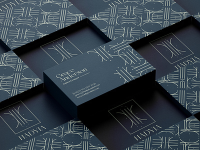 Hadiya Stationary Design arabic pattern design brand design business card design clothes branding design creative design good design luxury design stationary design