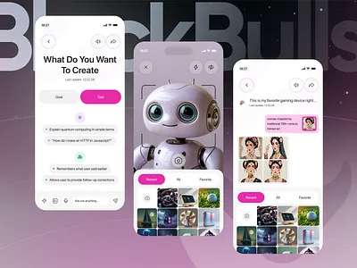 ai chat bot ui design ai ai chatbot ai ui design application bot design chat ui chatbot clean conversational ui design minimal mobile mobile app product design responsive design trend ui ux website design