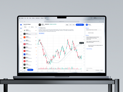 Dashboard Design for Stock Trading Platform web web design