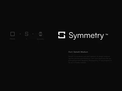 Symmetry - Logo branding code design development graphic design language model logo visual identity