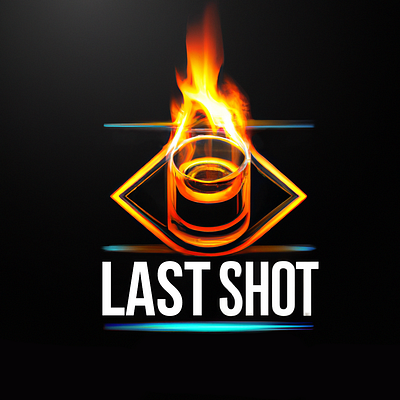Last Shot Bar Logo branding design graphic design illustration logo typography ui