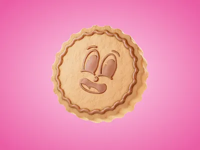 Cookie Character – 3D CG Illustration, Playful Concept 3d 3d art 3d concept design 3d design 3d digital art 3d graphic 3d graphics 3d illustration 3d render 3d visual cg cg art character character design colorful cute funny illustration illustration art render