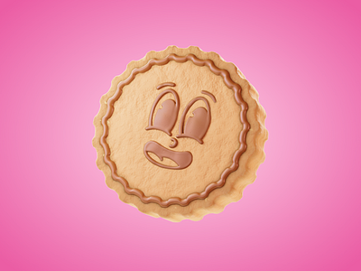Cookie Character – 3D CG Illustration, Playful Concept 3d 3d art 3d concept design 3d design 3d digital art 3d graphic 3d graphics 3d illustration 3d render 3d visual cg cg art character character design colorful cute funny illustration illustration art render