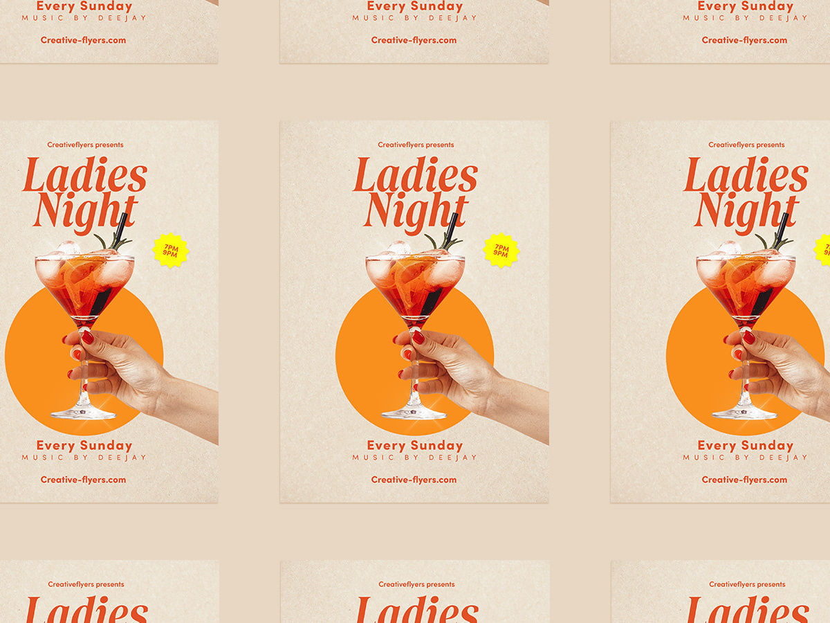 Elegant Ladies Night Design classy invites cocktail cocktails creative flyer creativeflyers elegant flyer flyer design flyer templates girls party graphicdesign illustration invitation invites ladies night