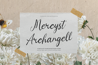 Mercyst Archangell | Vintage Handwritten feminine