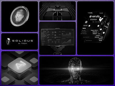 Solidus AI Tech — Blockchain AI Website Design 3d 3d design ai ai design animation blockchain blockchain ai dark mode experience design hpc interaction interactive design motion graphics tech ui design web design web3