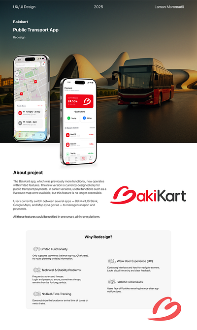 Public Transport App | Mobile UX/UI | Bakıkart animation app branding design ui ux