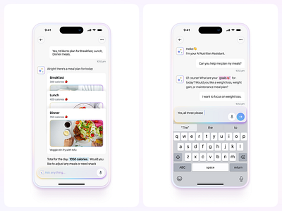 Nutrition Mobile App Design 3d ai ai app ai app design ai scanner analytics app branding design diet tracking health app health tracker app mobile app nutrition nutrition app nutrition app design product design ux website