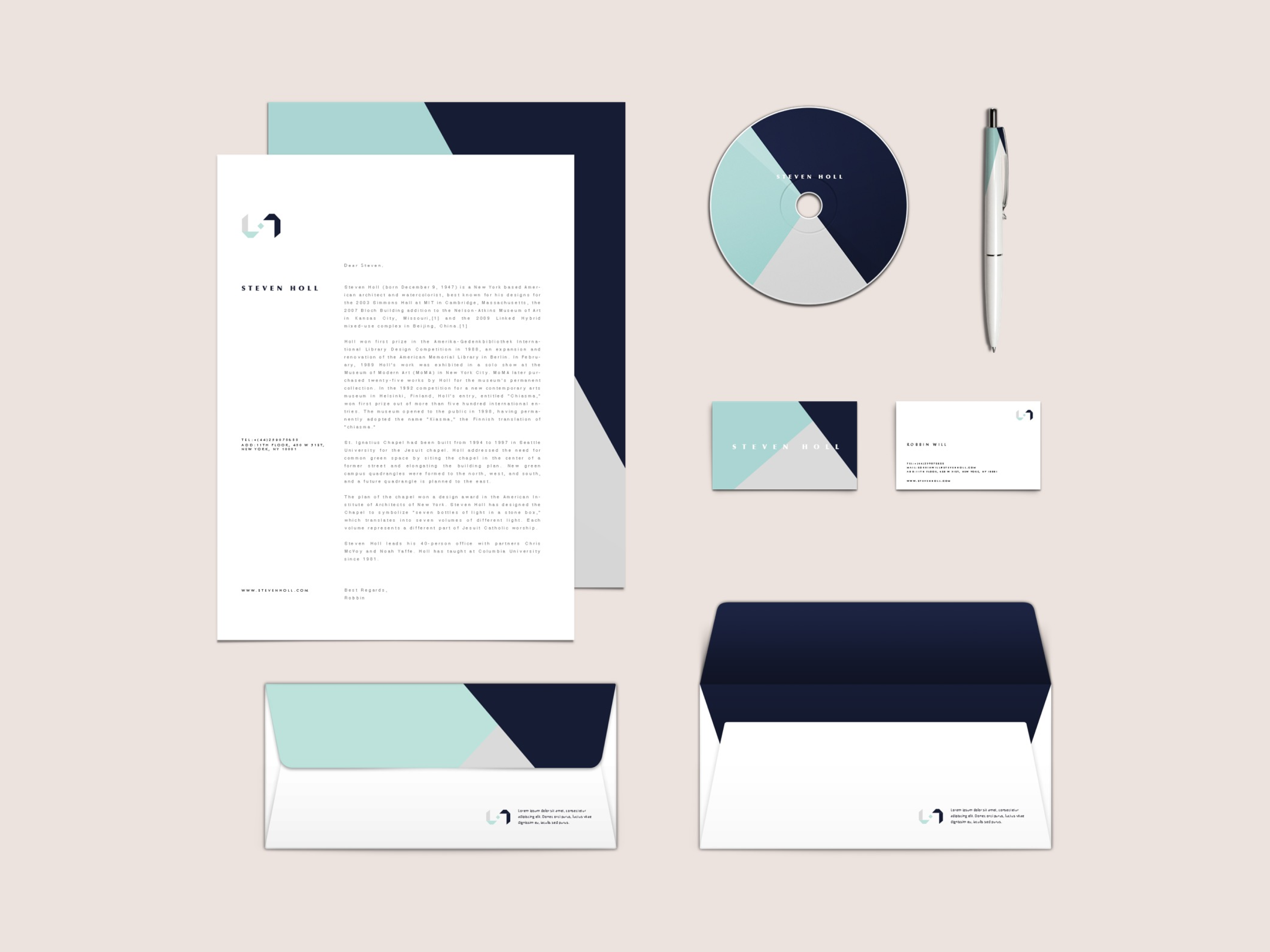 Steven Holl - VI Re-design