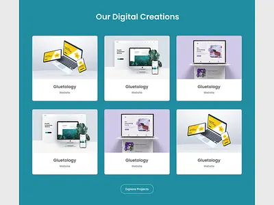 Our Projects section design behance design creative portfolio dribble design interaction design landing page minimal design our projects portfolio section portfolio showcase project gallery ui design ui inspiration uiux design user interface ux design web design web inspiration web layout