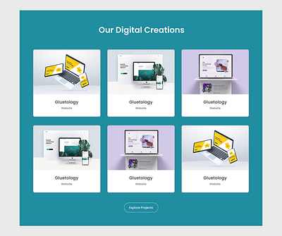 Our Projects section design behance design creative portfolio dribble design interaction design landing page minimal design our projects portfolio section portfolio showcase project gallery ui design ui inspiration uiux design user interface ux design web design web inspiration web layout