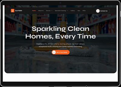 Cleaning Website for Sparkleklin.co.uk cleaning website cleaning website london figma interaction design open to work opentowork prototypr ui uidesign uidesigner uiux ux uxdesigner website designer